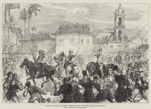 Kıbrıs'ın İngiliz İşgali, Kaptan Swaine'in Levconico'ya Zaferle Girişi by Sir John Charles Robinson