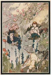 He would Lie on the Grass Watching things Growing  by Charles Robinson
