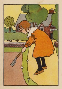 Bebekler ve Kuşlar için İllüstrasyon (renkli litho) by Charles Robinson