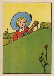 Bebekler ve Kuşlar için İllüstrasyon (renkli litho) by Charles Robinson