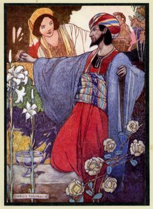 Ömer Hayyam Rubaileri için İllüstrasyon by Charles Robinson