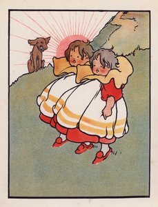 Saçmalık: Çiftlikte ikizler (renkli lito) by Charles Robinson