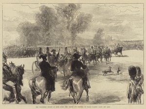 Hat boyunca geçen Galler Prensi ve Prensesi Hyde Park