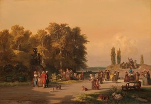 Paris Çevresindeki Park by Charles Rochussen