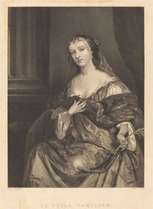 Güzel Hamilton by Charles Rolls after Sir Peter Lely