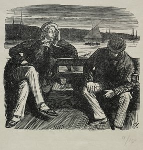 Leydi Nelly - Flört by Charles Samuel Keene