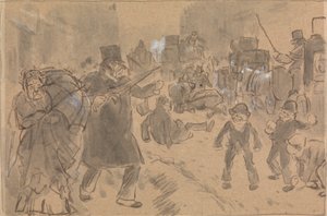 Sokak Sahnesi by Charles Samuel Keene