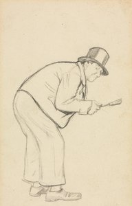 "Bir Kadından Nefret Eden Kadın" Çalışması by Charles Samuel Keene