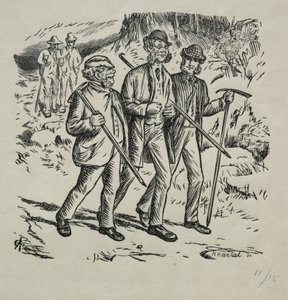 Üç İsim, 1869. by Charles Samuel Keene