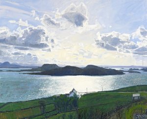 Göz Kamaştırıcı Işık, Tanera Mor, 2011 (tuval üzerine yağlıboya) by Charles Simpson