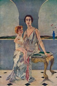 Rocksavage Kontesi ve Oğlu, 1922 1935 by Charles Sims