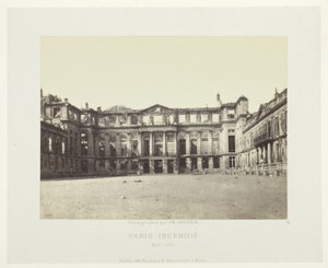 Paris Yangını (Palais de Saint-Cloud Cephesi), "Paris Incendié" serisinden