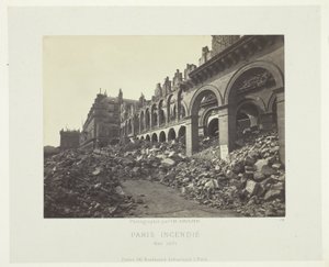 Paris Yangını (Maliye Bakanlığı) by Charles Soulier