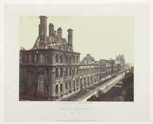 Paris Yangını (Tuileries Sarayı, Marsan Köşkü)