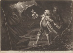 Bay Garrick, Kral Lear Karakterinde - "Kral Lear", Perde III, Sahne V by Charles Spooner