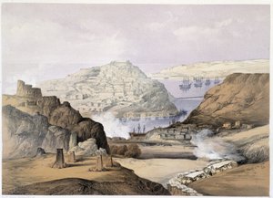 Ch.Hardinge tarafından “” Sivastopol” da Sivastopol şehri. Litho, Vincent Brooks, d. Londra 1855 Henry Graves.