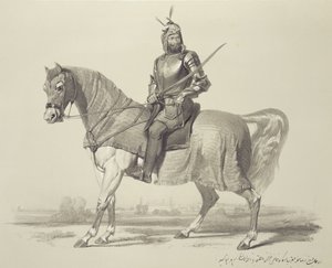 Panjab: Rajah Lal Sing, Auguste Francois Laby (1784-1860) 1847 tarafından oyulmuş 