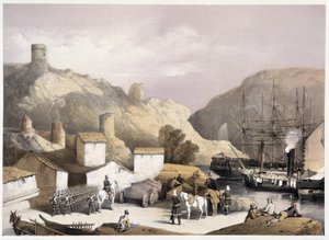 Balaclava Limanı, Ch.Hardinge tarafından “” Sebastopol””. Litho, Vincent Brooks, d. Londra 1855 Henry Graves.