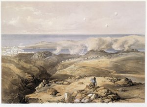 CH.Hardinge tarafından “” Sebastopol””” da Rus pilleri. Litho, Vincent Brooks, d. Londra 1855 Henry Graves.