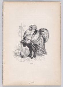 Hayvanların Özel ve Kamusal Yaşamından Sahnelerden Bir Banker, M.Ö. 1837-47. by Charles Tamisier