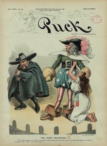 Küba Melodramı, 1896 (krolitografi) by Charles Taylor