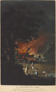 Yanan Bir Kulübe by Charles Turner