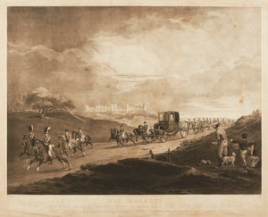 Arabasında Kral George III by Charles Turner