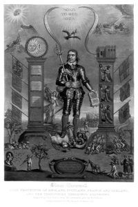 Oliver Cromwell, İngiliz askeri ve devlet adamı, 1816. by Charles Turner