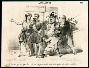 Le Charivari, Siyah Beyaz Hiciv by Charles Vernier