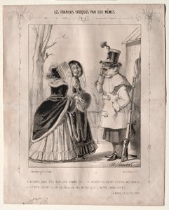 Fransızlar kendi çizmişler: Vikont, böyle çok çirkinsin!..., 1840. by Charles Vernier