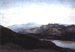 Mawddach Nehri üzerinde, Merionethshire, Cader Idris Uzakta by Charles Vincent Barber