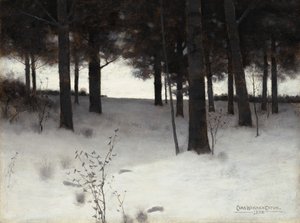 Kışın Orman, 1886. by Charles Warren Eaton