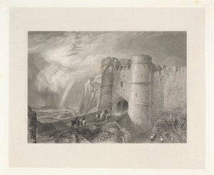 Carisbrook Kalesi, Wight Adası by Charles Westwood