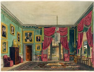 The Green Pavilion, Frogmore House, Daniel Havell (1785-1826), William Henry Pyne (1769-1843), 1819 tarafından oyulmuş 