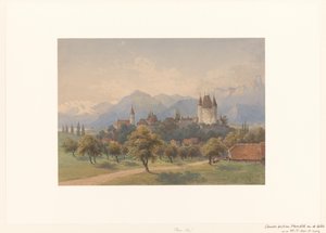 Thun'un görünümü, İsviçre