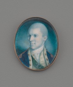 Yarbay Alexander Hamilton, 1777 (fildişi üzerinde wc)
