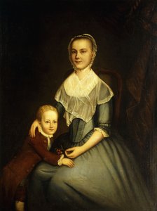 Bayan Arbuckle ve Oğlunun Portresi, by Charles Willson Peale