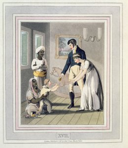 Bir Ayah veya Hemşirenin katıldığı Avrupalı bir Hanımefendi ve Ailesi, 