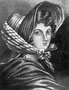 Emily Bronte (gravür) by Charlotte (after) Bronte