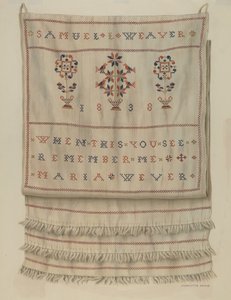 Pennsylvania Alman Gösteri Havlusu by Charlotte Angus