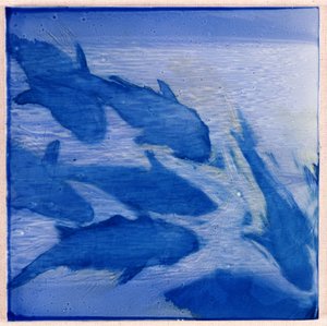 Damsels I, 2000 (gesso üzerine yağ)