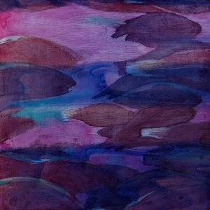 Purple Parrots VI, 2000 (gesso üzerine yağ) by Charlotte Johnstone