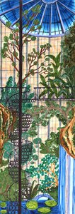 Japon Bahçesi, 2019 (fırçalı kalemler) by Charlotte Orr