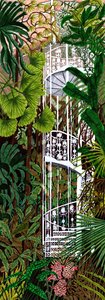 Kew Gardens, 2019 (fırçalı kalemler) by Charlotte Orr