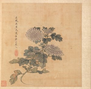 Kadim Ustalardan Sonra Tablolar: Krizantem by Chen Hongshou