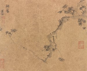Bir Erik Dalı, Ming hanedanı, ca.1580-1639. by Chen Jiru