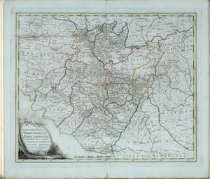 Nijniy Novgorod Valiliği Genel Haritası, 1788.