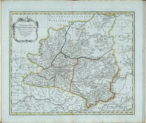 Vyatka Valiliği Genel Haritası, 1791.