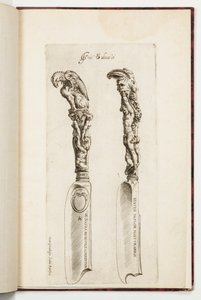 İki Bıçak Sapı için Tasarım by Cherubino Alberti