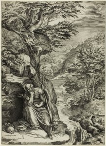 Çölde Aziz Jerome by Cherubino Alberti